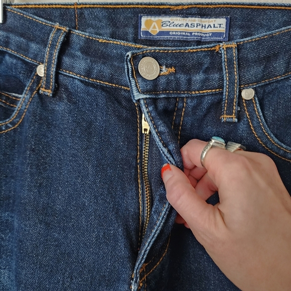 BLUE ASPHALT x VINTAGE Y2K dark wash jeans size 5 - Picture 12 of 14